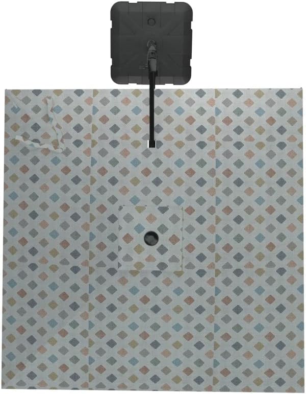Midtown Umbrellas 9x9 Ft Outdoor Cantilever Patio Umbrella w/Sunbrella Forrest Green Fabric - Tilt 360° Rotate Offset Patio Umbrella, Deck Patio Umbrella, Backyard Umbrella & Garden Umbrella - Black Frame