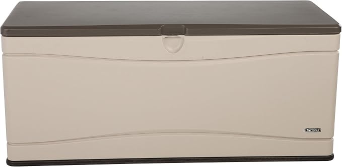 Lifetime 130 Gallon Plastic Deck / Outdoor Storage Box 60040 supplier_id_shedsforlessdirect it#190221651440237