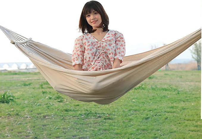 BNEI Garden Hammock - Portable Outdoor Hammock, Anti-tip, 200kg Load Capacity, Multiple, Suitable for Patio, Outdoor and Park use (1 People-A)