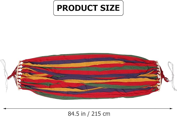 DOITOOL Extra Large Canvas Camping Hammock with Load Capacity Anti-tip Design for Outdoor Travel Beach Garden Use Lightweight Quick-Dry Portable Relaxation Swing for Hiking and Backyard