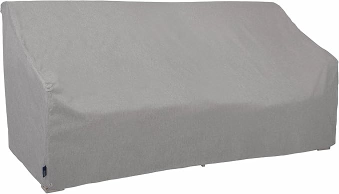 Modern Leisure Garrison Patio Loveseat Cover - Weather-Resistant Fabric - Outdoor Furniture Protection Perfect for Patio, Deck, and Porch - 76" L x 38" W x 38.25" H - Granite