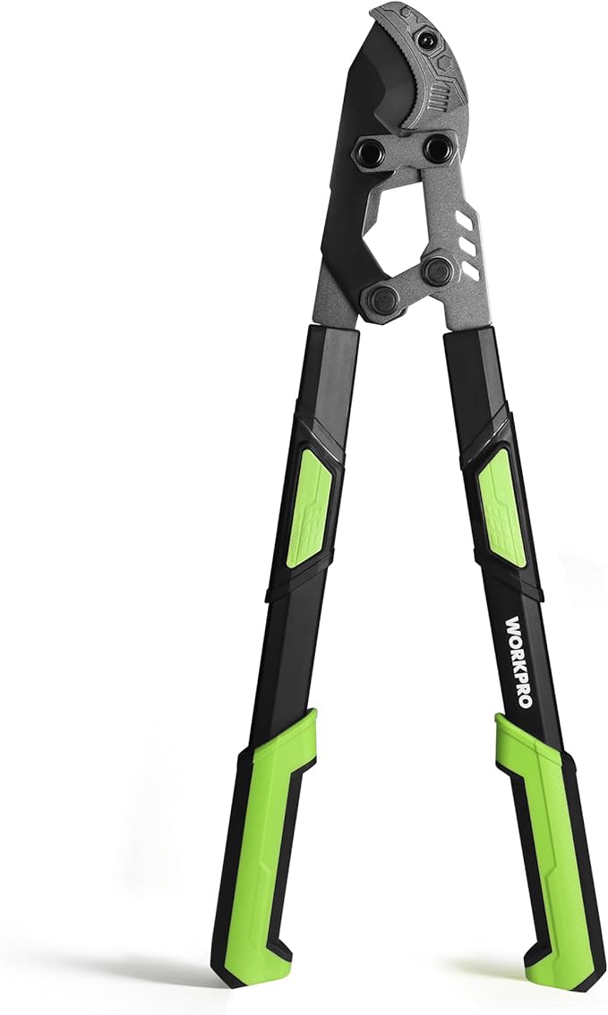 WORKPRO 26"-33" Extendable Anvil Lopper, Heavy Duty Tree Trimmer with 2 Inch Cutting Capacity, Branch Cutter with Compound Action, Garden Lopper with Telescopic Handles for Garden Farm Orchard