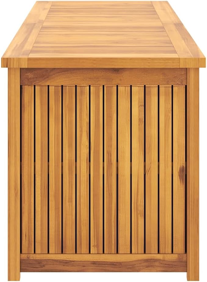 Rustic Teak Wood Storage Box Elegant Rustic Patio Storage Box for Garden and Patio in Solid Teak Wood Multi Purpose Wooden Chest