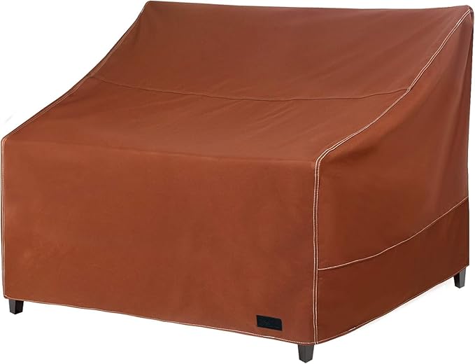 NettyPro Patio Sofa Cover Waterproof Heavy Duty Outdoor Couch Furniture 3 Seater Daybed Cover, 66" Wx 35" Dx 35" H, Brown