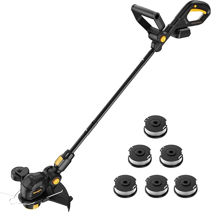 3 in 1 Cordless Weed Eater Compatible with DEWALT 20V MAX Battery,12-Inch String Trimmer Edger & Mini Mower, 8500RPM Auto Feed Weed Wacker w/Adjustable Handle (Tool Only)