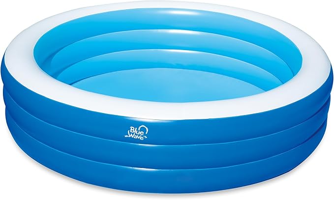 Inflatable 7.5-ft x 22-in Deep Round Family Pool with Cover