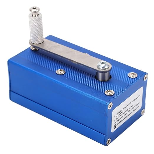 Hand Crank Generator USB Charger with Super Capacitor Portable Mechanical Emergency Power and COB Lamp
