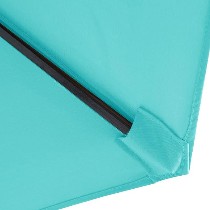 ontheway 11FT Patio Umbrella Enhanced Replacement Canopy Market Table 8 Ribs Umbrella Canopy
