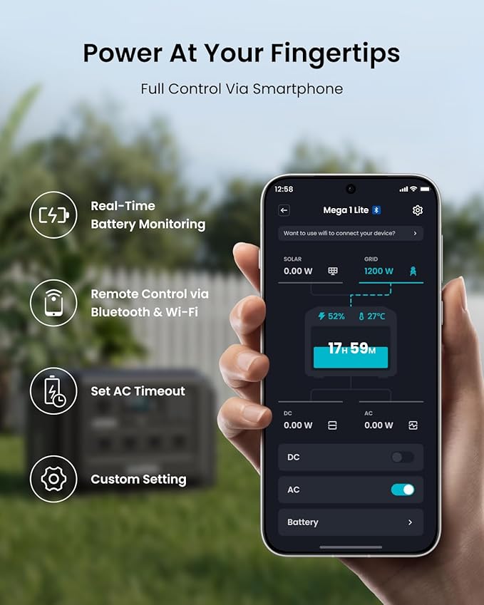 OUPES 2000W Solar Generator Kit Mega 1 Lite with 2x 240W Solar Panels (480W Total), 1024Wh LiFePO4 Power Station, 46 Min AC Charge, Ultra-Fast Solar Recharge, Home Backup & Off-Grid Living