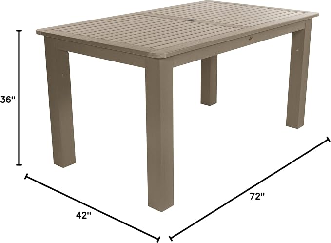 highwood Rectangular 42" x 72" Counter Height, Woodland Brown Dining Table