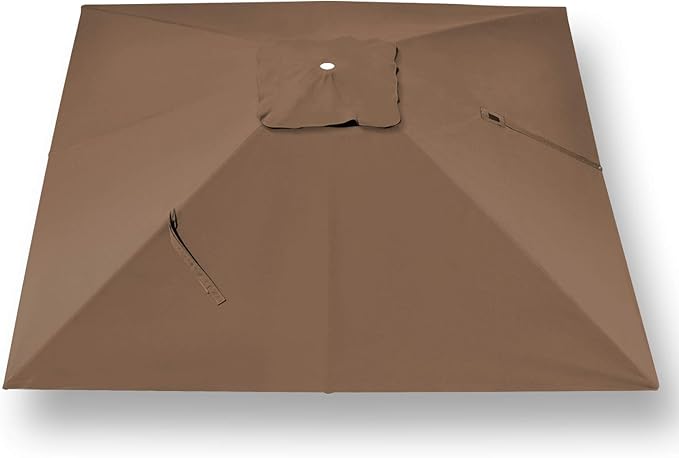 BenefitUSA Outdoor Canopy Top Cover Only Replacement Canopy for 10'x10' ROME Cantilever Patio Umbrella (Canopy Only)