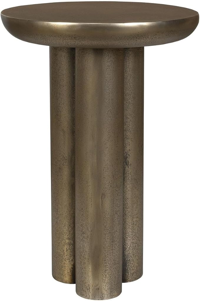 Uttermost 50220 Thorp 22 X 15 inch Antique Brass Outdoor Accent Table