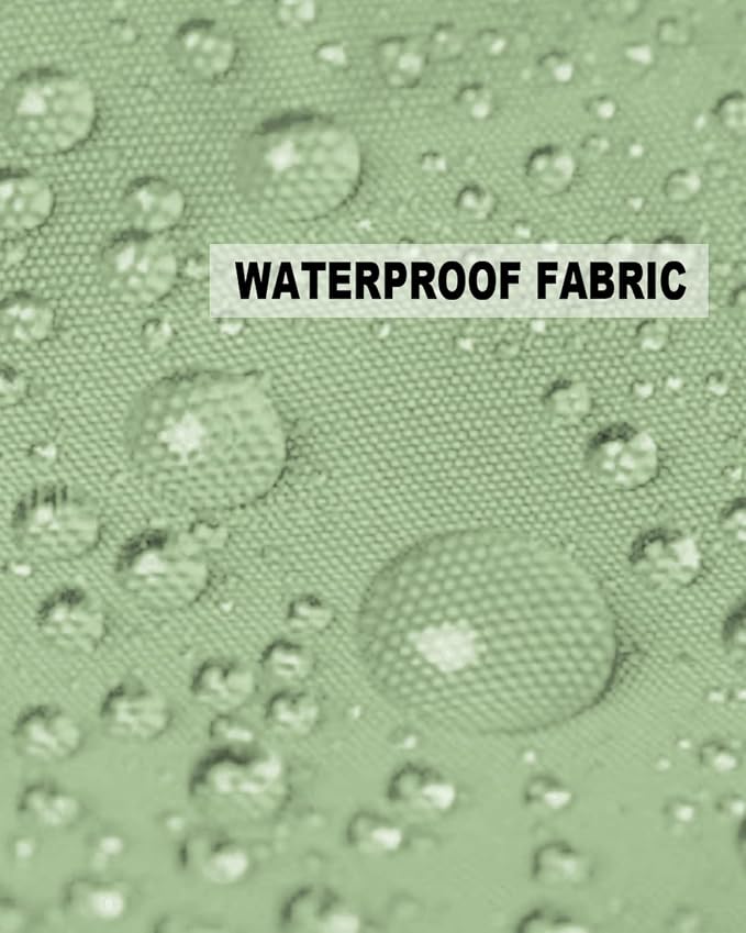 Outdoor Waterproof Throw Pillow Covers Set of 2 Sage Green Pillowcases 18x18 Inches Solid Green Color Patio Decorative Pillows Cushion Case Patio Pillows for Couch Bed Chair Garden