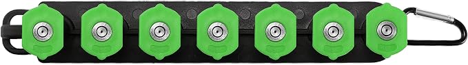 Tool Daily Pressure Washer Tips, 25 Degree Green Power Washer Nozzle Tips 7 Pack with Nozzle Holder, 1/4 Inch Quick Connect, 4000 PSI