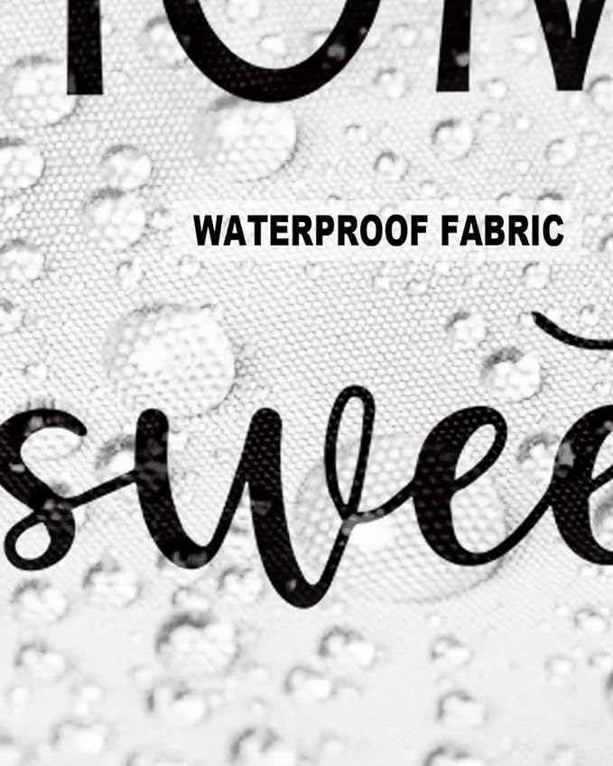 Outdoor Waterproof Pillow Covers for Patio Furniture Home Sweet Farm Decorative Throw Pillow Cover Farmhouse Funny Quote Pillowcases Set of 2 Cushion Case for Sofa Couch Chair Home Decor 24x24 inch