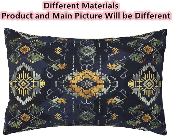 Outdoor Pillows Waterproof Set of 2 Outdoor Pillow Covers 28x36 Inch, Vintage Throw Pillows Bohemian Pillow Covers, Garden Decorative Pillows Outdoor Pillows for Patio Furniture Car Home Decor -hs396