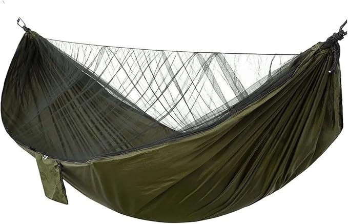 Person Camping Hammock with Mosquito Net, Ultralight Equipment, Swing ，Compatible for Adults Outdoor Garden Furniture
