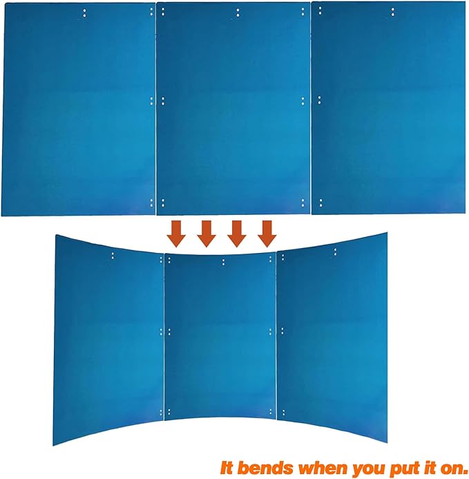 Patio Heater Reflector Shield Outdoor Patio Heater Shield Reflector for Extra Heat Reflecting Saving Gas