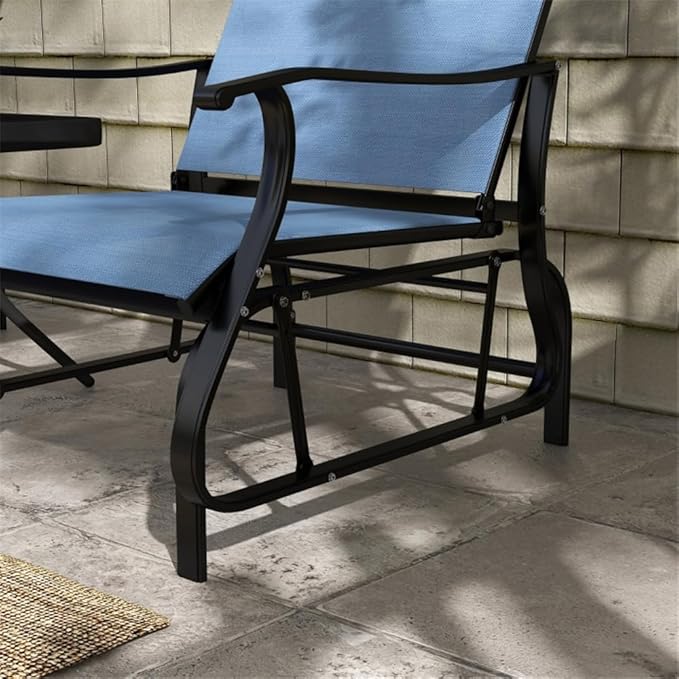 3 Pieces Patio Furniture Set with Chairs and Side Table for Garden,Porch,Outdoor Chairs Set 3 Piece with Table and Chairs, Outdoor Furniture Patio Conversation Set