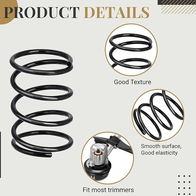 4Pcs Lawnmower Repairing Head Compression Spring for EGO ST1500, ST1500-S, ST1500F, ST1500SF, ST1500XY, ST1510S, ST1510T, ST1520 String Trimmers