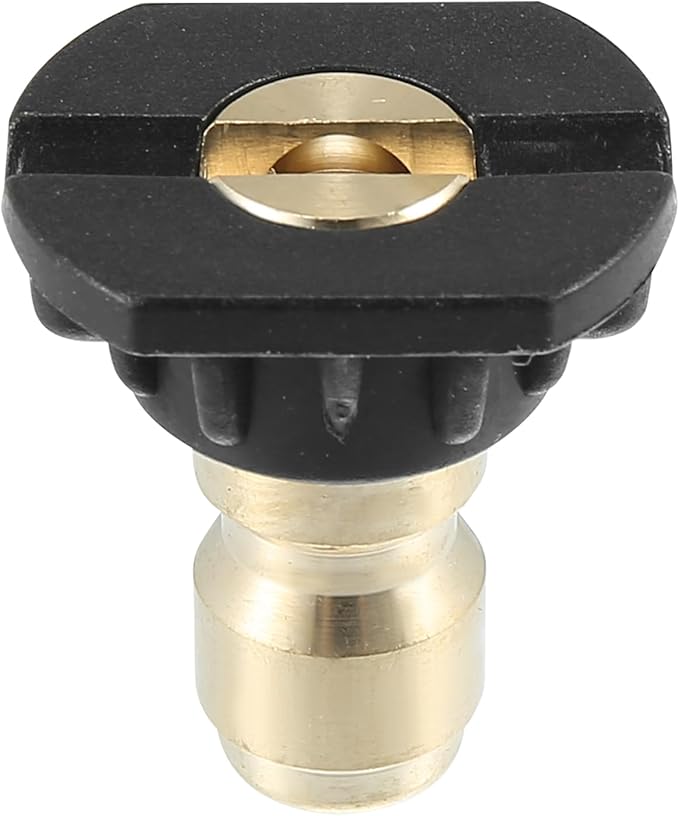X AUTOHAUX High Pressure Washer Spray Nozzle Tips Quick Connector Black 5 Pcs