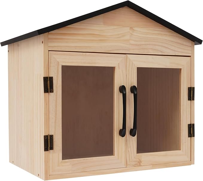 Outdoor Library Book Exchange Box - Outdoor Book Storage Little Wood Cabinet for Community, Schools Sharing Literature and Newspapers