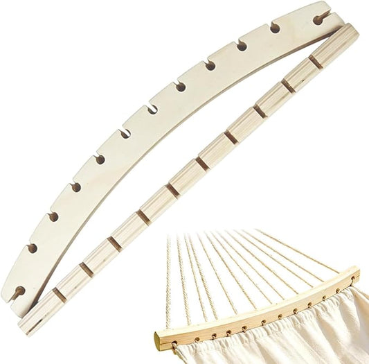 Wood Hammock Spreader Bar - 2 Pack Detachable Hammock Spreader Bar Replacement Set, Solid Wood Construction for Stability and Comfort, Suitable for Camping, Backyard Relaxation, Patio, Garden