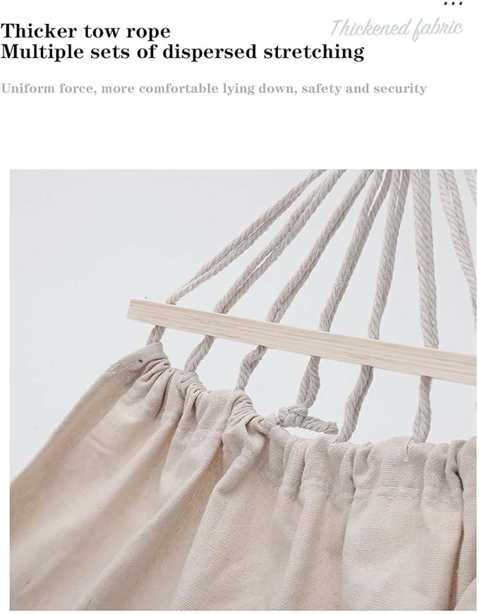 BNEI Garden Hammock - Portable Outdoor Hammock, Anti-tip, 200kg Load Capacity, Multiple, Suitable for Patio, Outdoor and Park use (1 People-A)