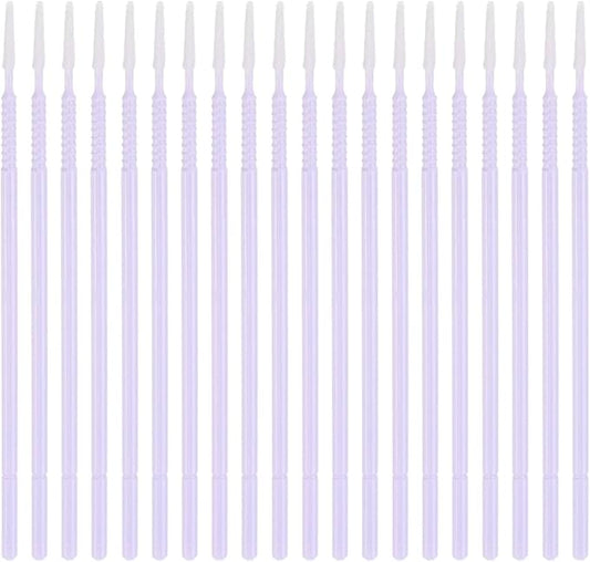 M METERXITY 20-Pack Pollinator Brush, 0.08inch/2mm Plastic Vegetable Pollinator Pen Manual Pollination Tool for Gardening/Greenhouse/Hydroponic Plants/Flower [Purple]