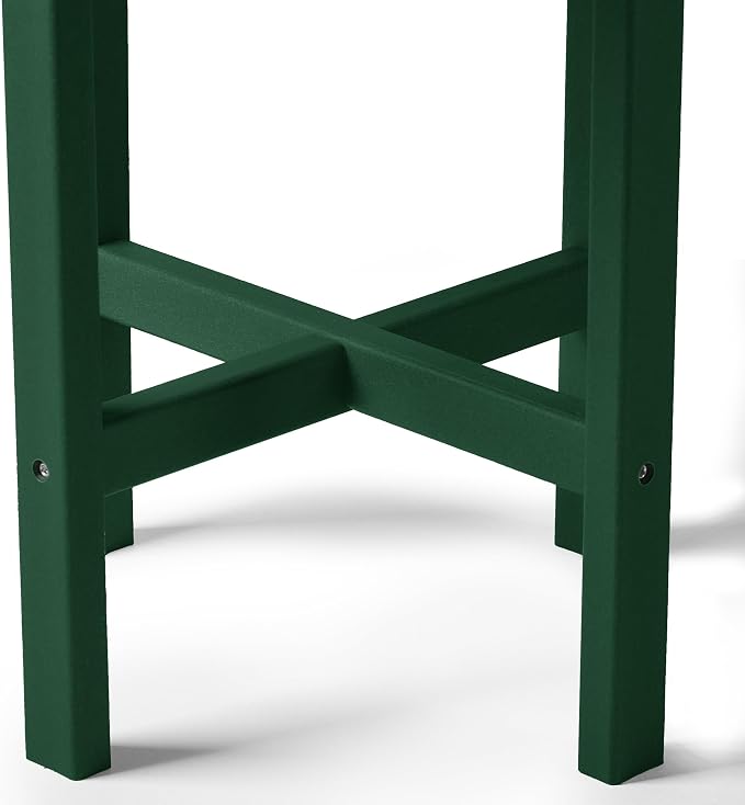 HDPE Altura Round 18" Side Table,Dark Green
