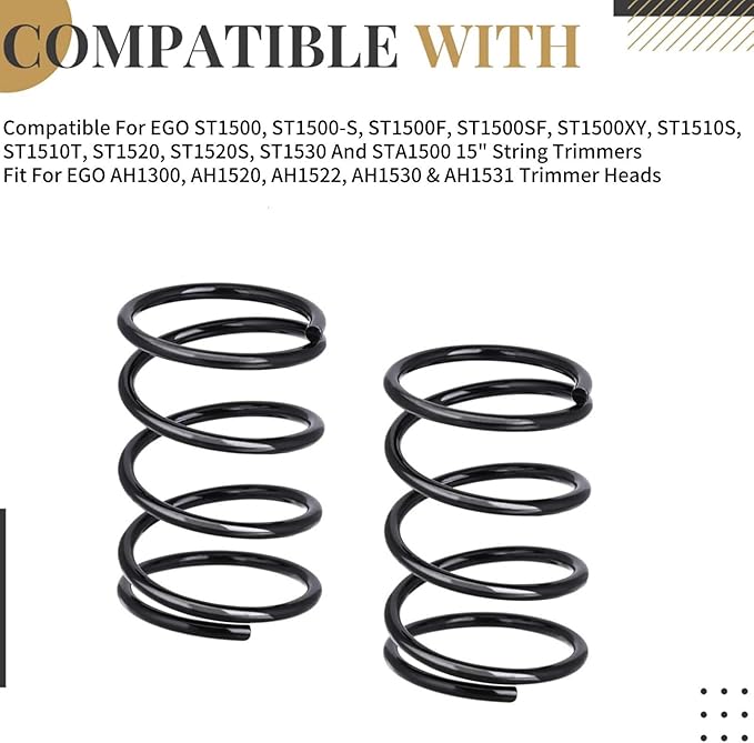 4Pcs Lawnmower Repairing Head Compression Spring for EGO ST1500, ST1500-S, ST1500F, ST1500SF, ST1500XY, ST1510S, ST1510T, ST1520 String Trimmers