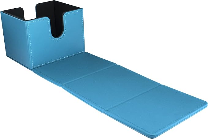 Ultra Pro - Vivid Alcove Edge Deck Box (Teal) - Stores & Protects Up To 100 Standard Size Collectible, Baseball, Gaming, Sports or Any Standard Size Cards In You Collections