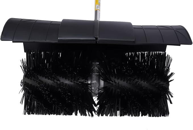 Handheld Power Broom,52cc Gasoline Engine Power Sweeper Broom Gas Handheld Sweeper for Sidewalk Artificial Grass Snow Lawn Cleaning