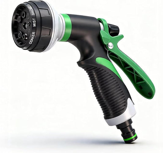 Pressure Washer 6-in-1 Nozzle,Multi-Level Water Pressure Adjustment (Green)