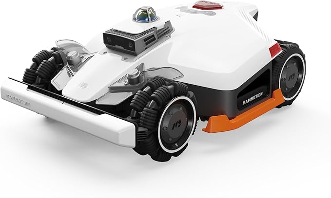 Mammotion LUBA 3 AWD 5000 Robot Lawn Mower, Perimeter Wire Free for 1.25 Acres, All-Wheel-Drive for 80% Slopes, 360° LiDAR+NetRTK+AI Vision, 50 Multi-Zone Management, Cutting Height 1.0"-2.7"