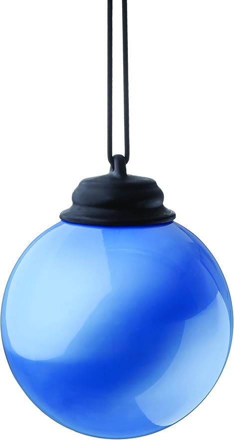 Xodus Innovations WP410 Battery Powered Summer Patio 5" Globe Light with Automatic On and Off, Blue