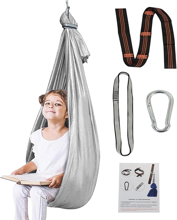 Shakven Extra Sturdy Sensory Swing for Kids | Super Cuddle Indoor Swing,Ther apy Swing Hammock for Child & Adult with Au tism, ADHD, Aspergers, Sensory Integration