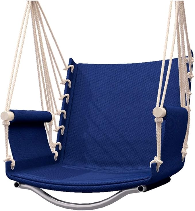 Camping Hammock, Hammock Balcony Hanging Chair Dormitory Dormitory Student Hammock Indoor Basket Lazy Rocking Chair Single Art Swing Outdoor Camping(A)