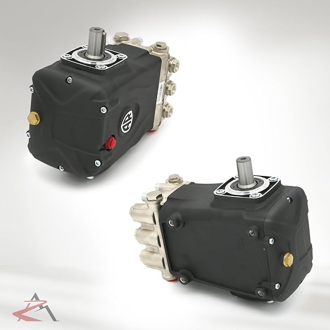 The ROP Shop OEM Annovi Reverberi Horizontal Pump for Pressure Washer for Interpump WS202 Solid Shaft