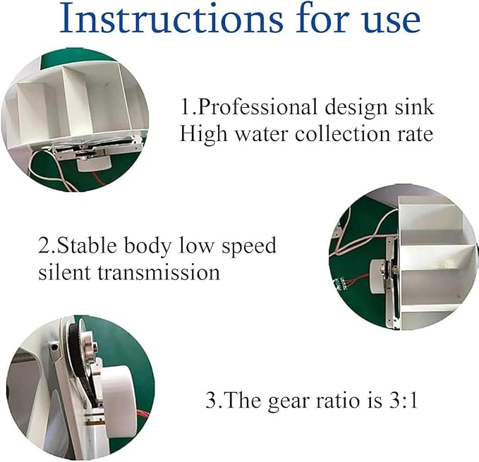 100W Water Wheel Hydropower Generator - Low-Speed Hydro Turbine for Outdoor Household Lighting & Power Generation - Eco-Friendly Water Energy Solution