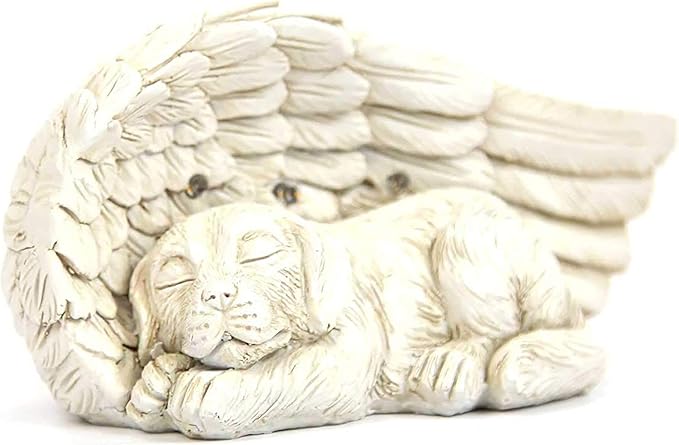 iHeartDogs Forever My Guardian Angel Garden Solar Light, Dog Memorial Stone | Pet Memorial Gifts, Dog Figurine, Solar-Powered, Garden Decor