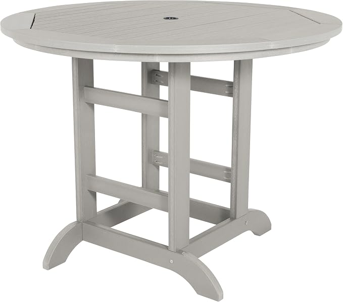highwood Adirondack 48" Round Counter Height Dining Table, Harbor Gray
