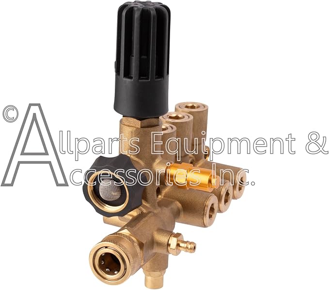 5140160-42 AAA OEM Complete Manifold Kit with Hardware for AAA Pressure Washer Pump Models: 10.0GA13, 530010, 530012, 530060, and 53BRD35.