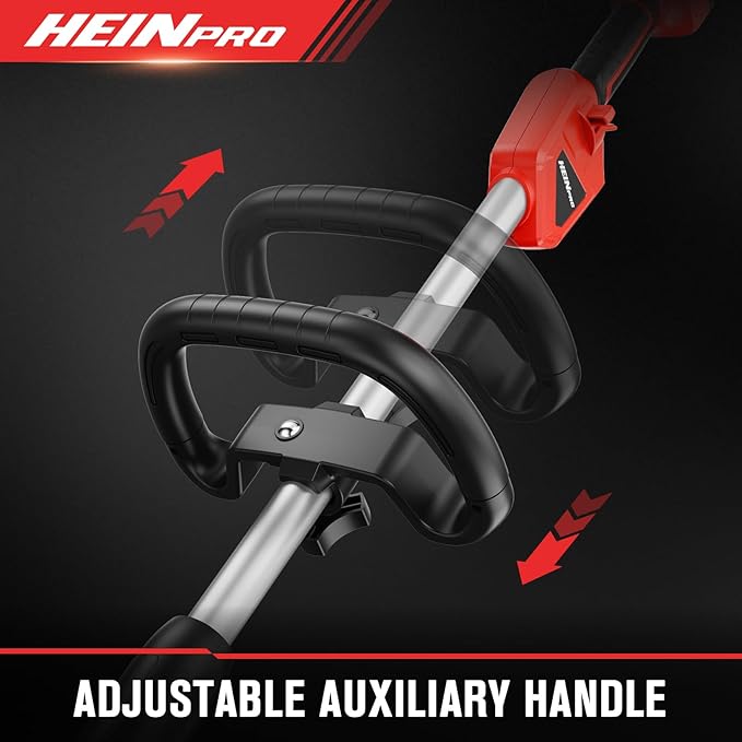 HEINPRO Cordless Weed Wacker Compatible with Milwaukee M18 Battery, 16" Brushless Weed Eater, Grass Trimmer for Lawn Care, Bump Feed, String Trimmer W/ 4 Bulk Trimmer Line Coils(Tool Only)