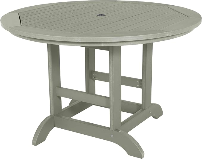 highwood Weatherly 5-Piece Round Dining Set, Eucalyptus