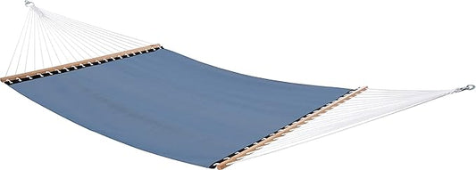 Vivere Quick-Drying Phifertex Fade Resistant Double Poolside Hammock with Spreader Bars (Cape Cod)