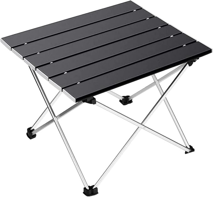 Folding Dining Table Outdoor Garden Furniture Sets Coffee Side Marching Tables Salon porable Folding Picnic Fishing Table Camping Supplies Equipment (Color : Blue 40x35x29cm)