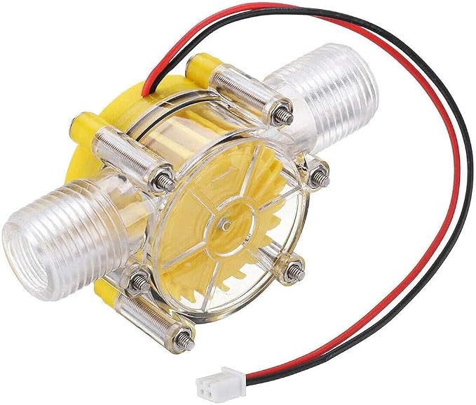 Water Flow Turbine Generator - Hydroelectric Micro Hydro 1/2 Inch Portable Water Charger (5V)