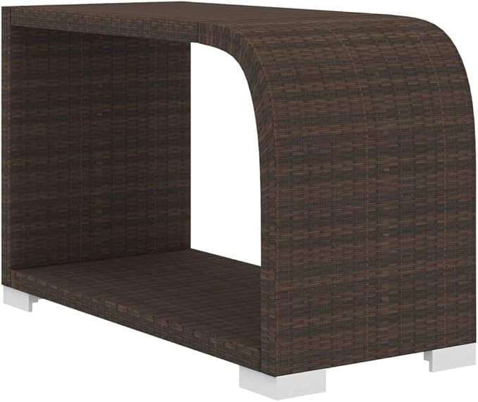 Patio Lounge Set with Cushions,Outdoor Furniture,Outdoor Furniture Sets,Patio Conversation Sets,for Garden,Deck,Backyard,8 Piece Poly Rattan Brown