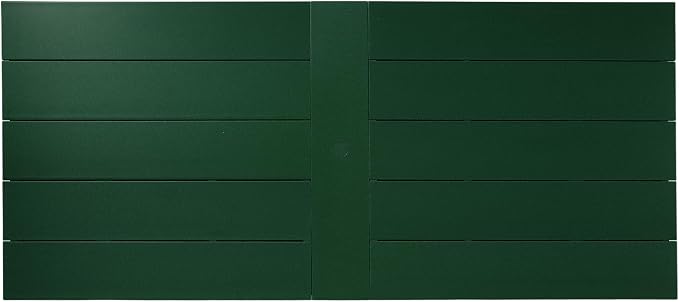 WestinTrends Cape May 9-Piece HDPE Outdoor Furniture Patio Dining Table with Umbrella Hole and Chairs Set for 8, Dark Green
